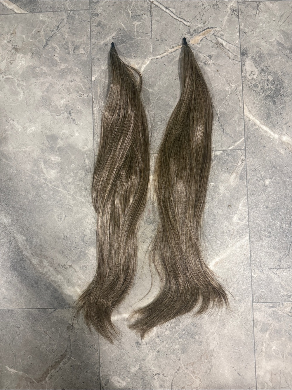 2 for $45. 24” Synthetic Ponytail Wrap Extensions (2) - Ash Brown